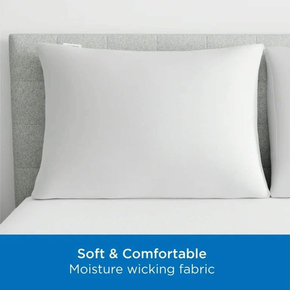 Allerease Maximum Zippered King Size Pillow Protector, 1 Pack NWT - Picture 5 of 7